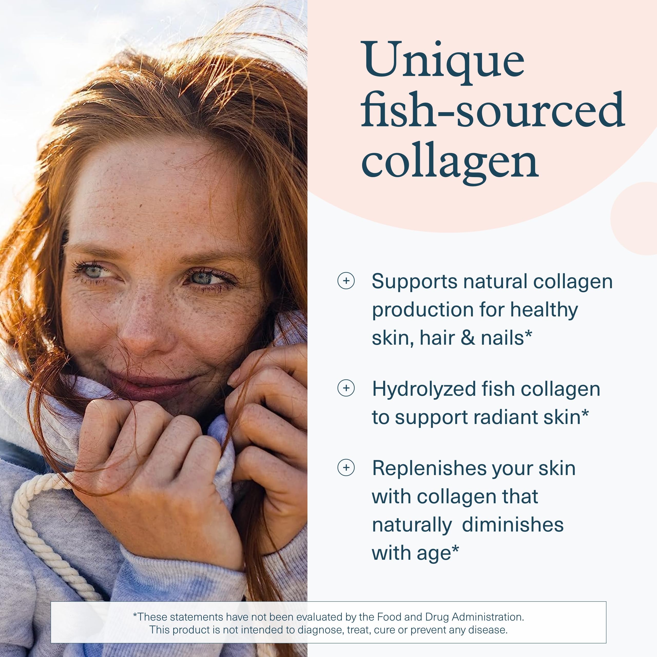 Youtheory Marine Collagen Tablets - 2,500 mg Fish-Sourced Collagen Peptides- with Vitamins A, C, E, B6 & B12 - Supports Joint & Nail Health* - Highly Absorbable - 290 Tablets (58-Day Supply) Youtheory Au supplements