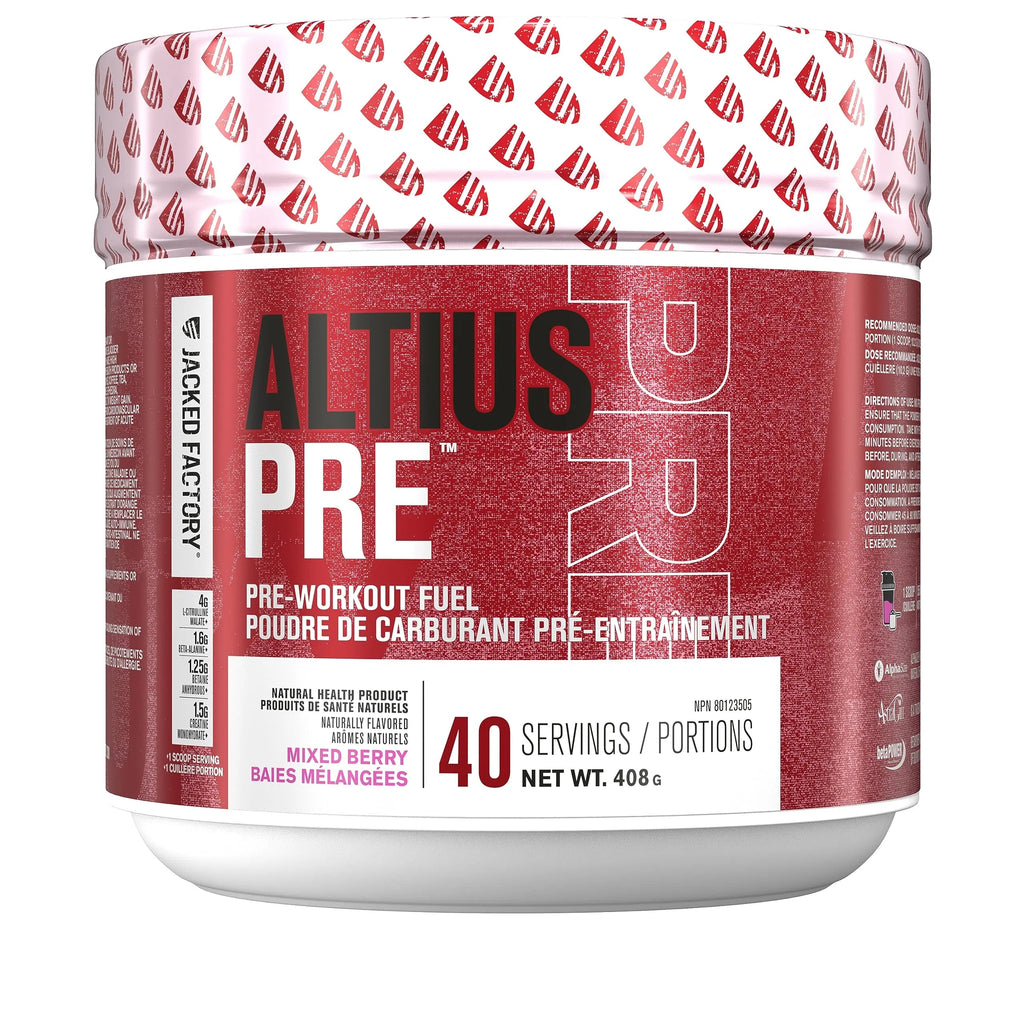 ALTIUS Pre-Workout Supplement - Naturally Sweetened - Clinically Dosed Powerhouse Jacked Factory Au supplements