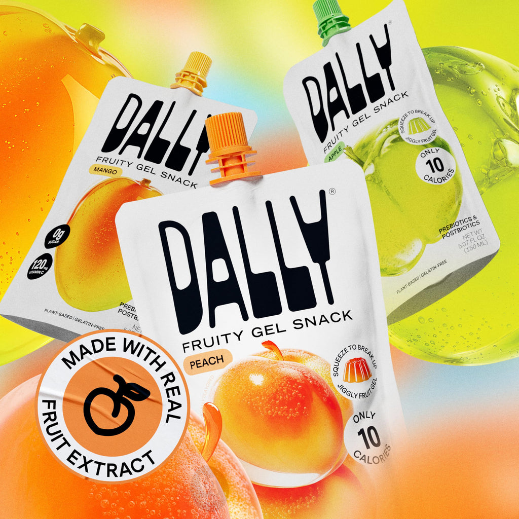 Dally Variety Pack [Mango, Peach & Apple] Drinkable Konjac Jelly 10 Pouches | 10-Calorie Keto, Gluten Free, Sugar Free Korean Fruit Snack | Prebiotics & Postbiotics for Skin, Immune, Weight Management DALLY Au supplements