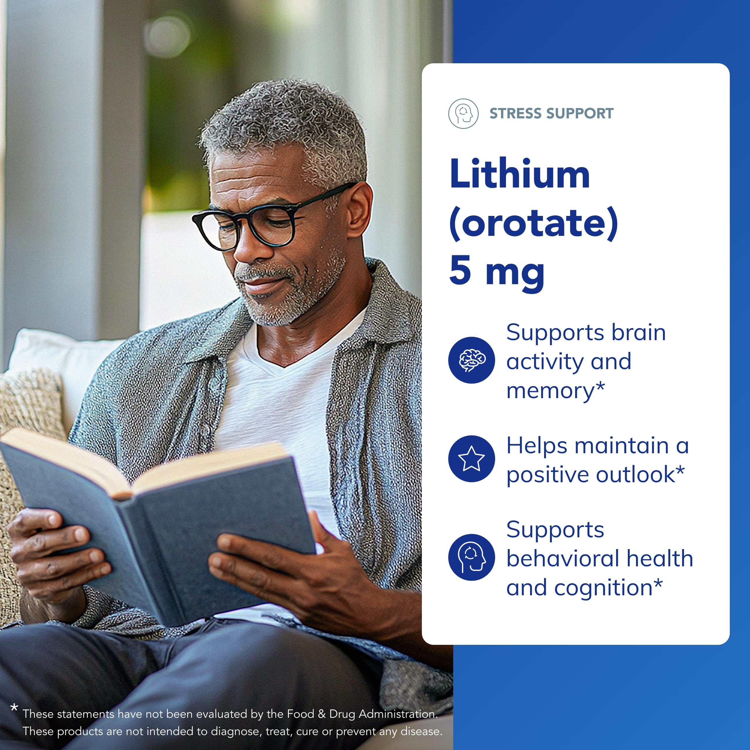Pure Encapsulations Lithium Orotate 5 mg - Brain Support Supplement - with N-Acetyl-L-Cysteine (NAC) for Memory & Brain Behavior*