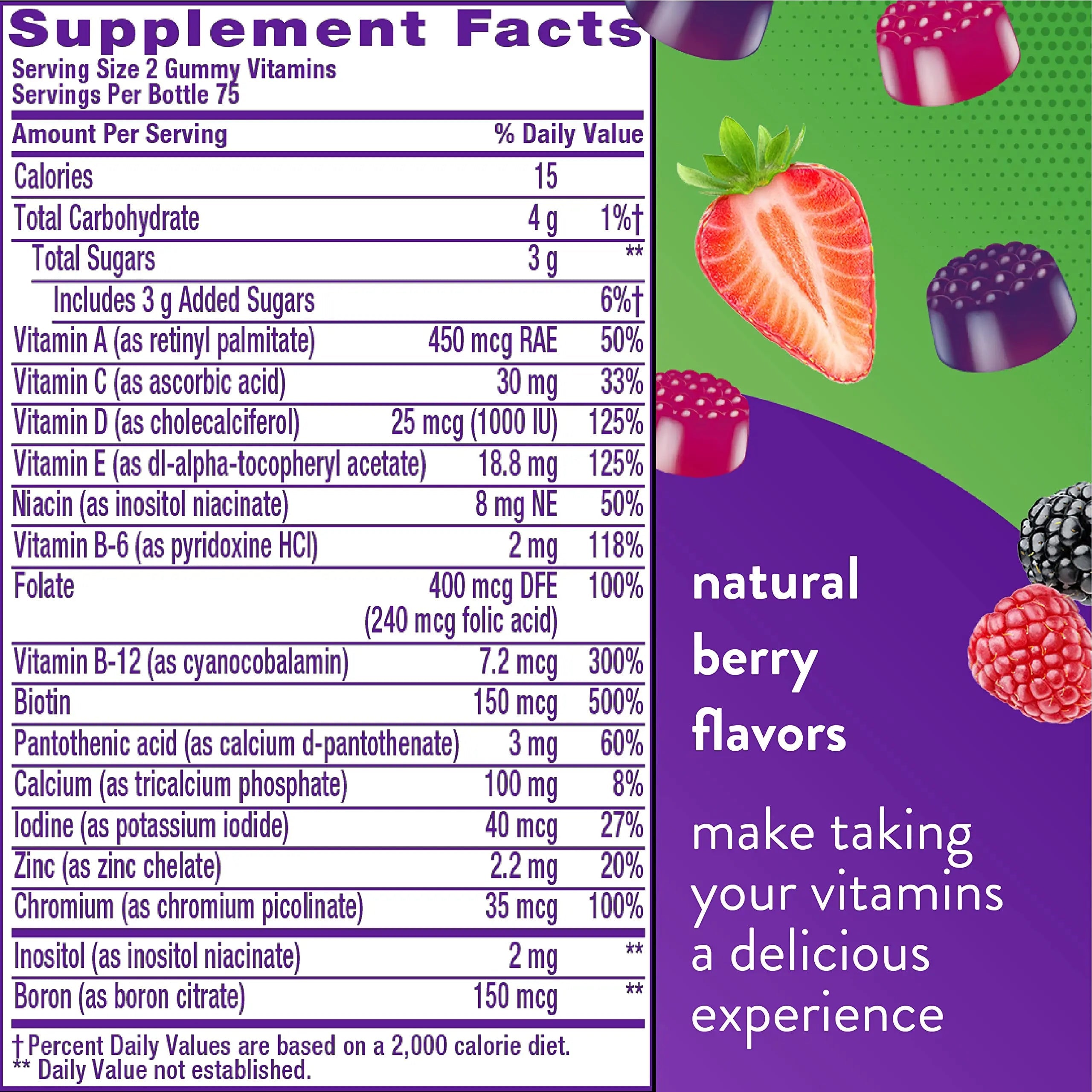 Vitafusion Womens Multivitamin Gummies (150 Count) and Vitafusion Extra Strength Vitafusion Au supplements
