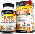 Organic Turmeric Curcumin and Ginger - 95% Standardized Curcuminoids with BioPerine BioSchwartz Au supplements