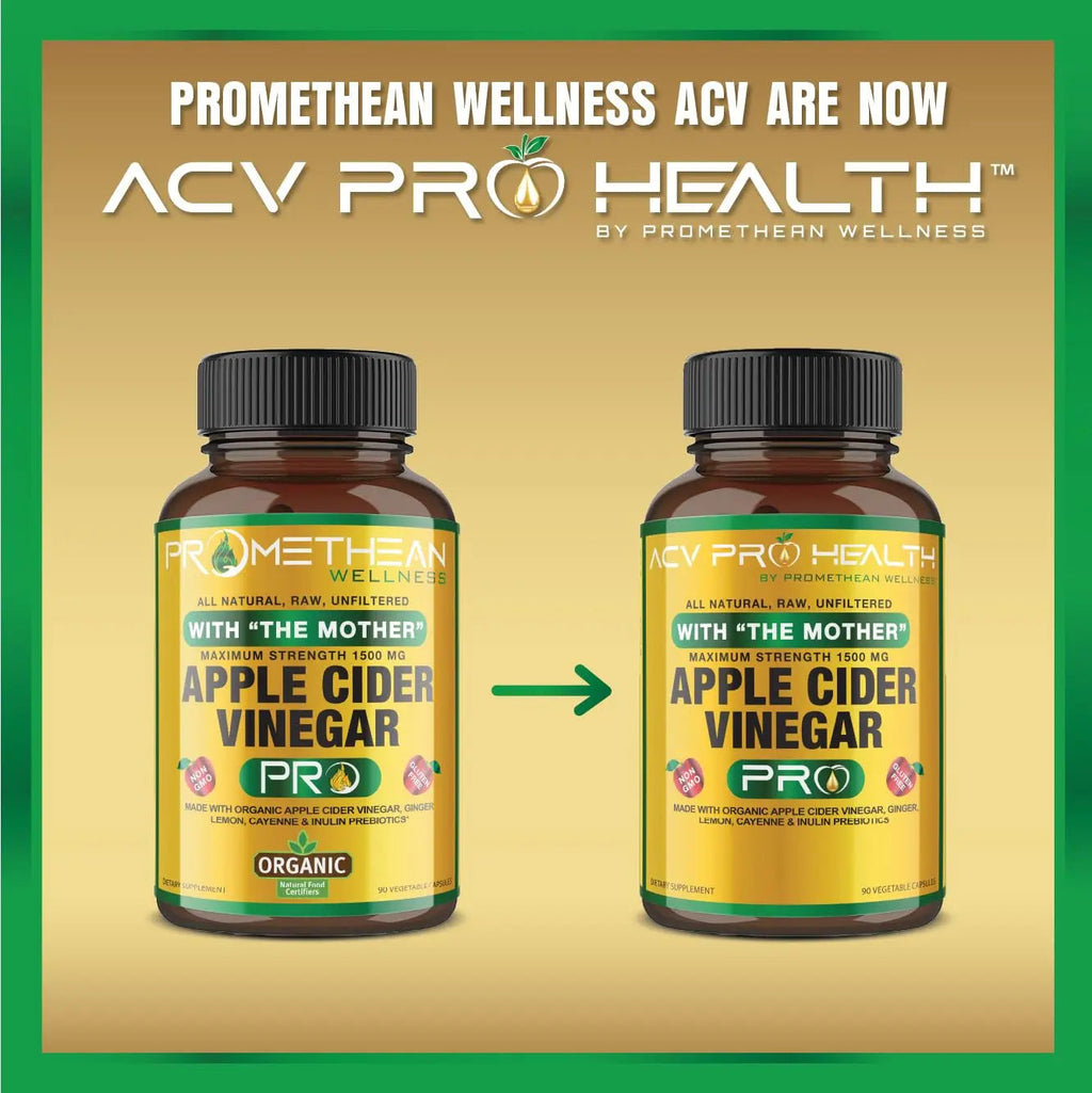 Certified Organic Apple Cider Vinegar Capsules Pro with Mother Acv Pills Detox Promethean Wellness Au supplements