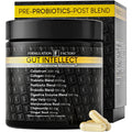 Formulation Factory Probiotics for Women & Men - Gut Intellect 10-in-1 Digestive Enzymes with Prebiotics and Postbiotics - Total Gut Health Supplement