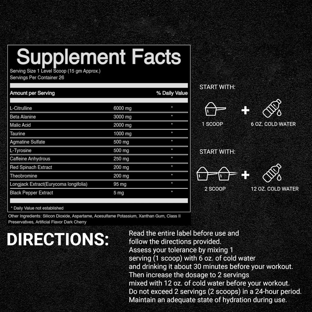 STIMJungle Essential Preworkout •Insane Energy •6G L-Citrulline •3G Beta Alanine STIMJungle Au supplements