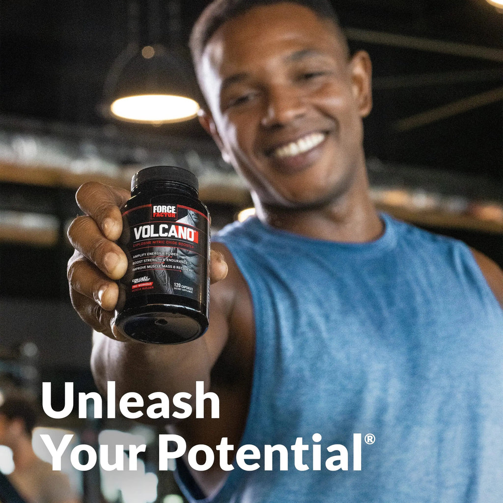Force Factor Volcano Pre Workout Nitric Oxide Booster Supplement for Men with Creatine Force Factor Au supplements