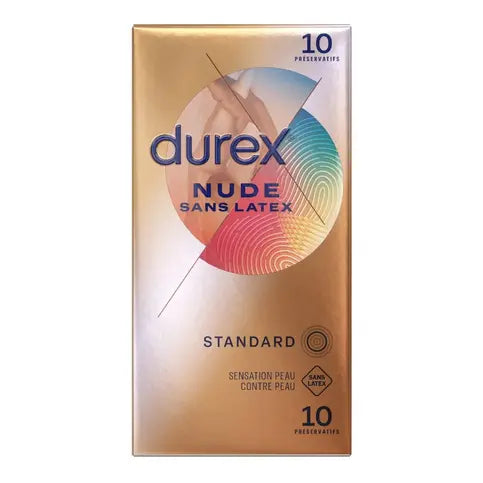 Durex Nude 10 latex-free condoms Durex Au supplements