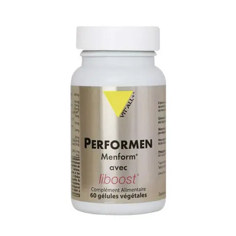 Performen Menform avec Liboost 60 gélules VIT'ALL+ Performen Au supplements