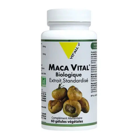 Maca Vital Bio 500 mg 60 gélules VIT'ALL+ Maca Vital Au supplements