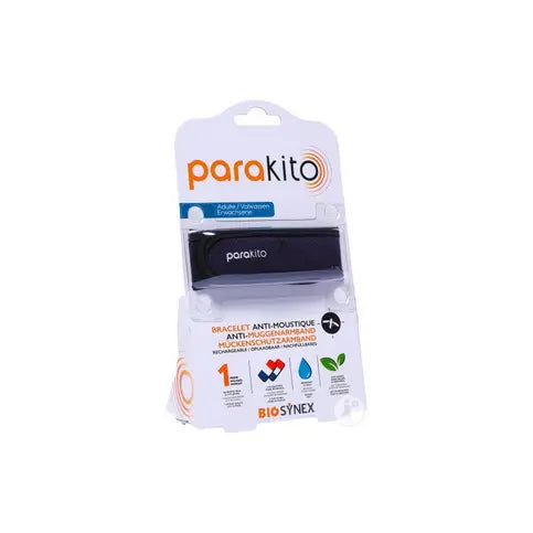 PARAKITO black rechargeable mosquito repellent bracelet PARAKITO Au supplements