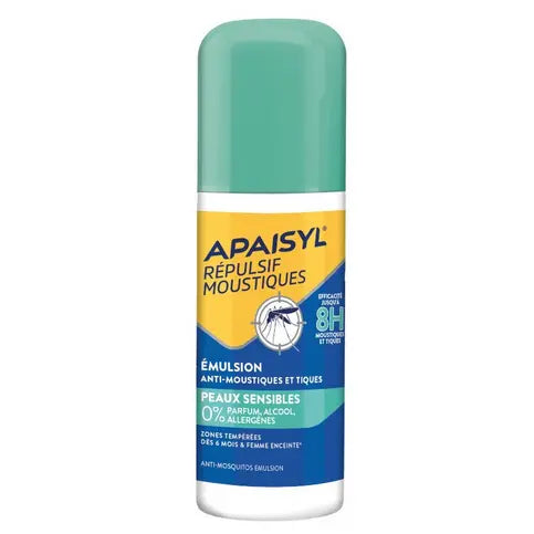 Apaisyl mosquito repellent spray for sensitive skin 90 ml Apaisyl Au supplements