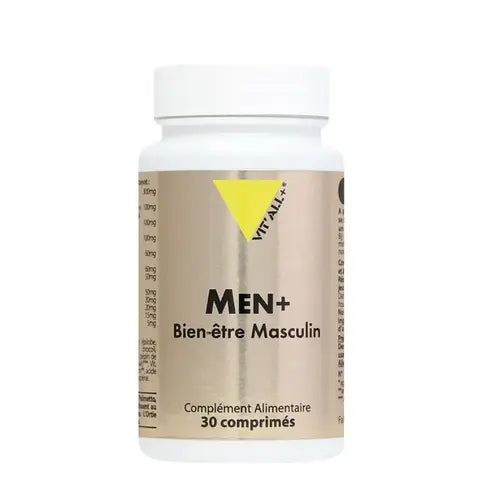 Men+ Complexe pour Homme 30 comprimés VIT'ALL+ VIT'ALL+ Au supplements