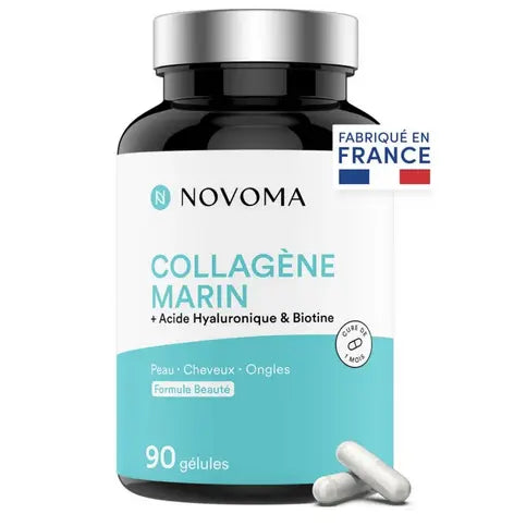 Collagène Marin + Acide Hyaluronique 90 gélules NOVOMA NOVOMA Au supplements