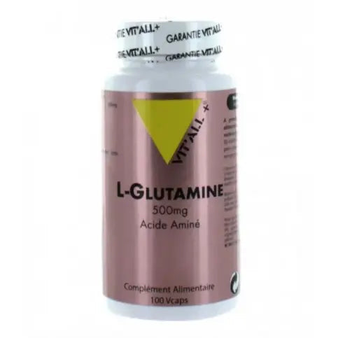L-Glutamine 500 mg 100 gélules VIT'ALL+ VIT'ALL+ Au supplements