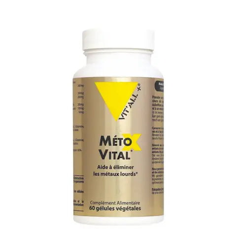 Métox Vital (Métaux lourds) 60 gélules végétales VIT'ALL+ VIT'ALL+ Au supplements