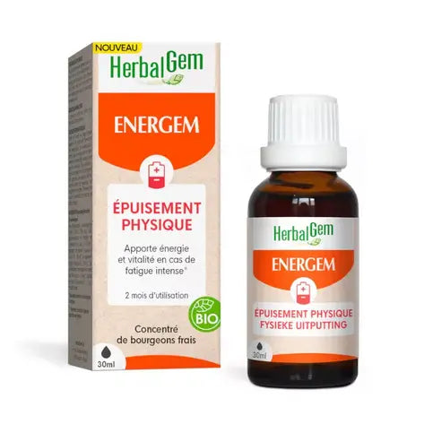 Energem BIO Flacon 30 ml Complexe Energie mentale et physique GC28 HERBALGEM HERBALGEM Au supplements