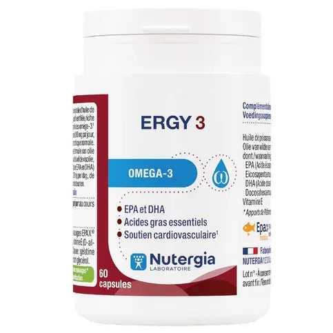 ERGY 3 Laboratoire Nutergia Nutergia Au supplements