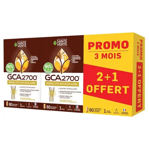 GCA 2700 joint mobility - 180 tablets - SANTE VERTE SANTE VERTE Au supplements