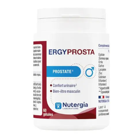 ERGYPROSTA men's prostate 60 tablets NUTERGIA Nutergia Au supplements