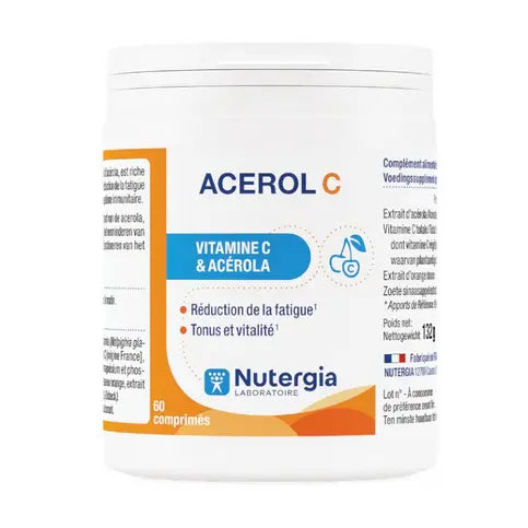 Acerol C tablets - NUTERGIA Nutergia Au supplements