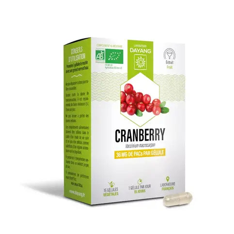 Organic Cranberry 15 capsules - DAYANG DAYANG Au supplements