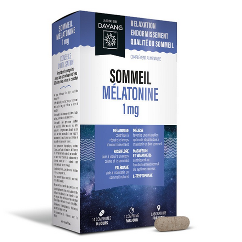 Sleep melatonin 1 mg 14 tablets - DAYANG