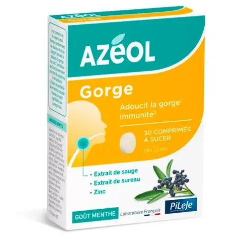 Azeol sore throats lozenges - PILEJE PILEJE Au supplements