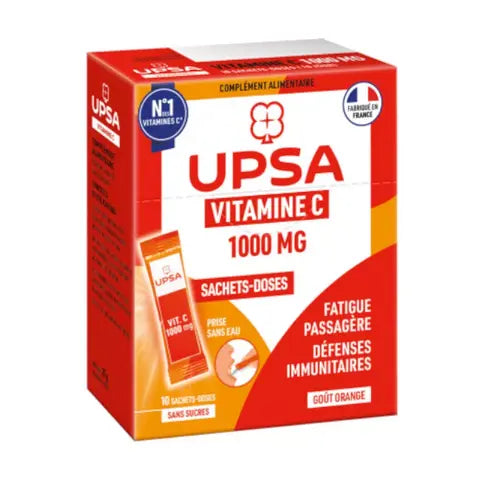 Vitamin C 1000mg - 10 packets - UPSA UPSA Au supplements