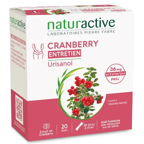 NATURACTIVE Urisanol Entretien cranberry - 20 sticks NATURACTIVE Au supplements