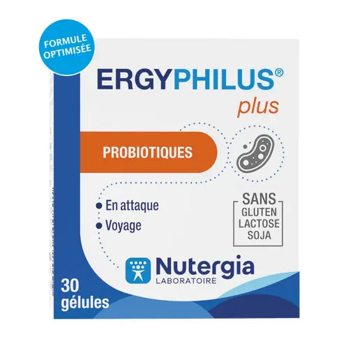Ergyphilus plus probiotics - NUTERGIA Nutergia Au supplements