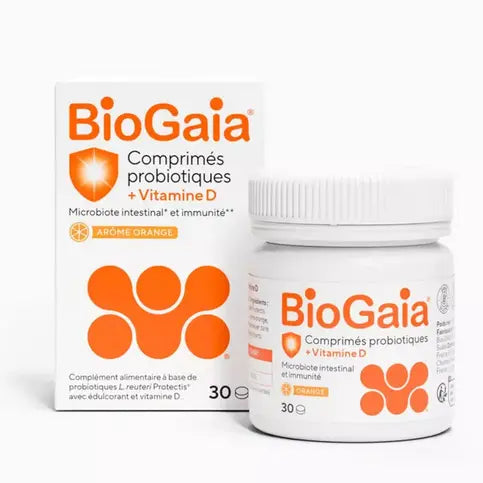BioGaia probiotic + vitamin D 30 tablets BioGaia Au supplements