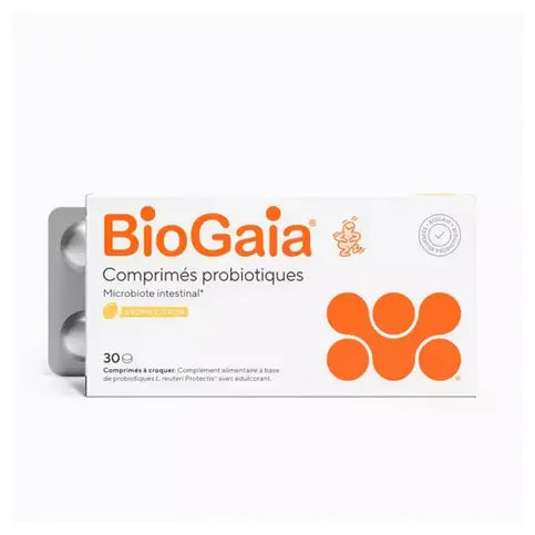 BioGaia probiotic chewable tablets - Lemon flavor BioGaia Au supplements