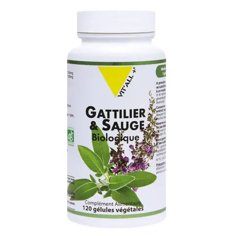 Gattilier & Sauge BIO 120 gélules VIT'ALL+ VIT'ALL+ Au supplements