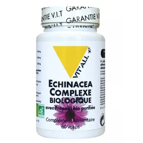 Echinacea Complexe BIO (avec Propolis) 60 gélules VIT'ALL+ VIT'ALL+ Au supplements