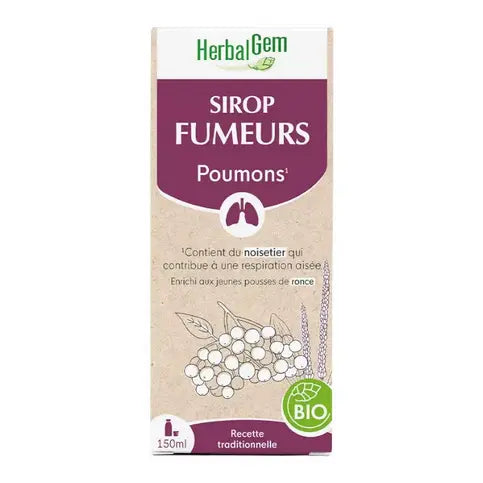 Sirop des fumeurs BIO Flacon 250 ml HERBALGEM HERBALGEM Au supplements