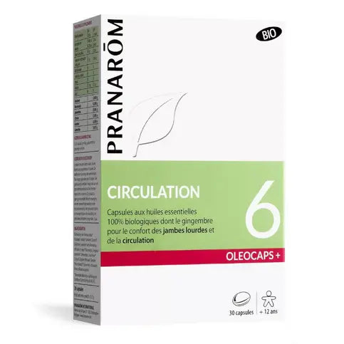 Oleocaps + 6 BIO Circulation 30 capsules PRANAROM PRANARÔM Au supplements