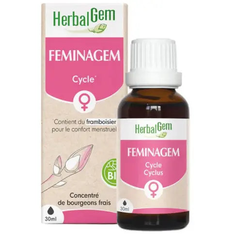 Feminagem BIO Flacon 30 ml Complexe Favorise le confort menstruel GC21 HERBALGEM HERBALGEM Au supplements