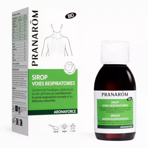 Aromaforce Sirop Voies Respiratoires Bio 150 ml PRANAROM PRANARÔM Au supplements