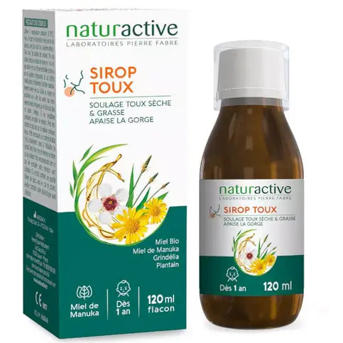 Syrup for dry and productive cough 120ml NATURACTIVE NATURACTIVE Au supplements