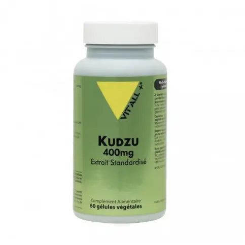 Kudzu 400 mg Extrait standardisé 60 gélules VIT'ALL+ VIT'ALL+ Au supplements