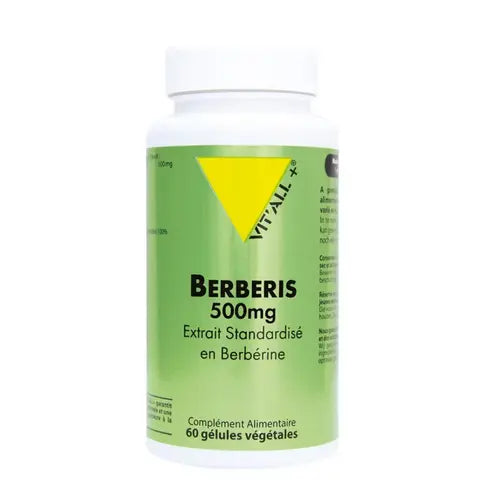 Berberis (berbérine) 500 mg 60 gélules VIT'ALL+ VIT'ALL+ Au supplements