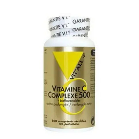 Vitamine C Complexe 500mg 100 comprimés sécables VIT'ALL+ VIT'ALL+ Au supplements