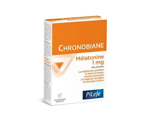 PILEJE - Chronobiane Melatonin 1 mg : Sleep Aid for Easier Falling Asleep 30 Tablets PILEJE Au supplements