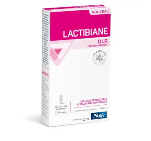 PILEJE LACTIBIANE DLR : Probiotic intestinal flora - 30 vegan capsules PILEJE Au supplements