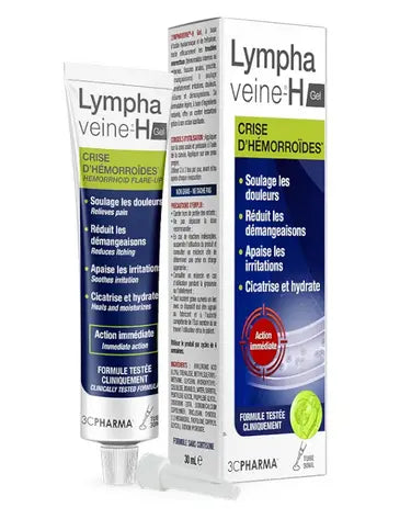 3C PHARMA Lymphaveine H gel : hemorrhoidal discomfort - 30 ml 3C PHARMA Au supplements