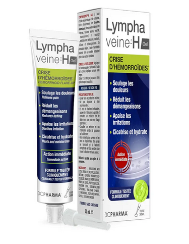 3C PHARMA Lymphaveine H gel : hemorrhoidal discomfort - 30 ml
