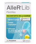 3C PHARMA - Aller'Lib Pastilles à Sucer : Respiratory Comfort Lozenges 16 Pastilles 3C PHARMA Au supplements
