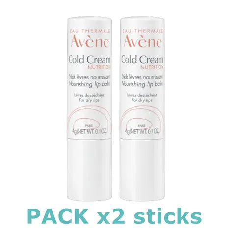 Pack of 2 Cold Cream Nourishing lip balm - AVENE AVENE Au supplements