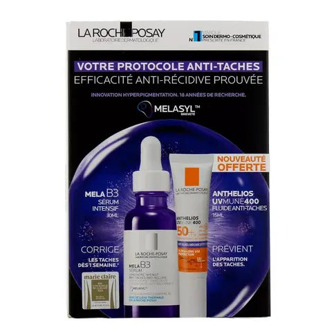 La Roche Posay Mela B3 Anti-Dark Spot Protocol Intensive Serum 30ml & Anthelios UVMUNE 400 Anti-Dark Spot Fluid 15ml LA ROCHE POSAY Au supplements