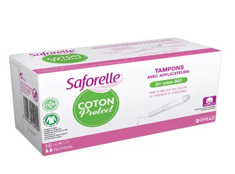 Box of 16 tampons with applicators NORMAL Saforelle Saforelle Au supplements